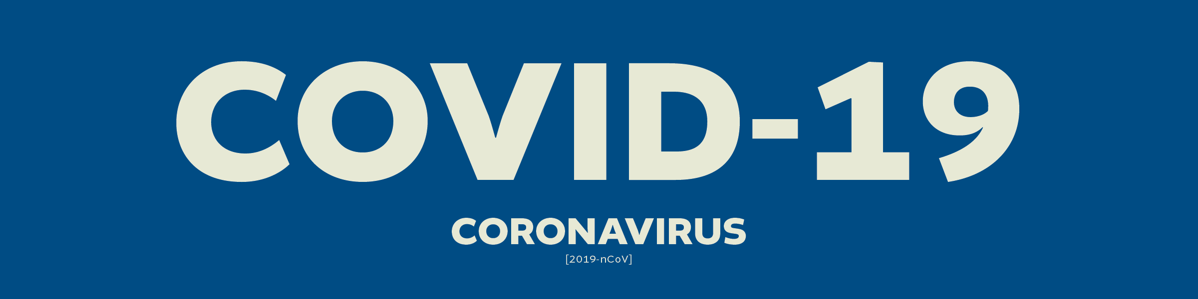 COVID-19 Coronavirus Banner