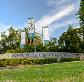 California Polytechnic State University campus sign