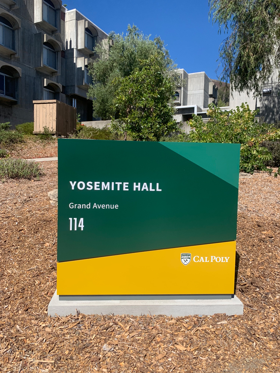 Yosemite Hall Signage