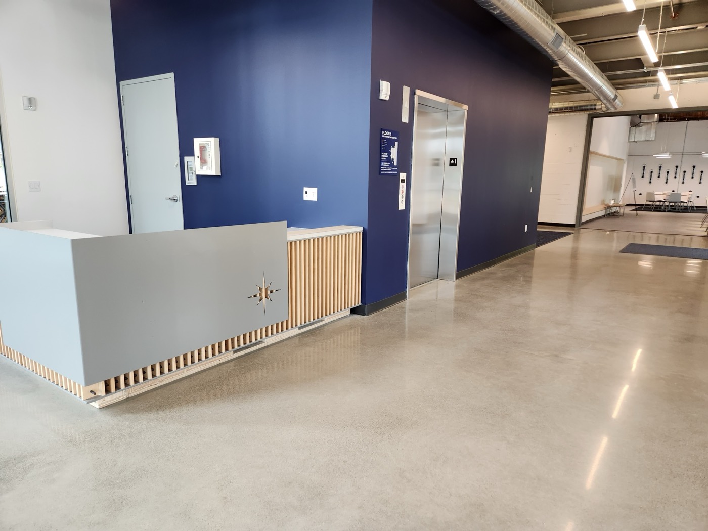 Reception area