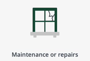 Maintenance or repairs