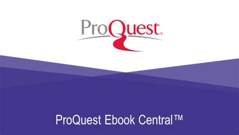 ProQuest Ebook Central Logo