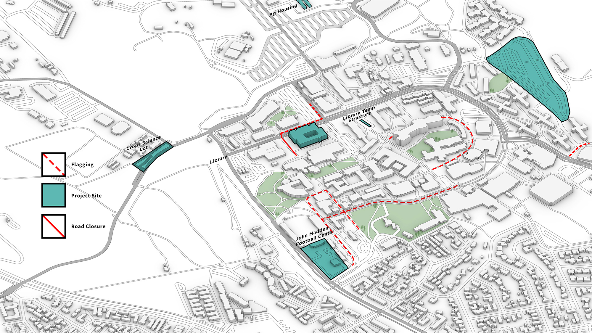 Summer 2023 Construction projects map