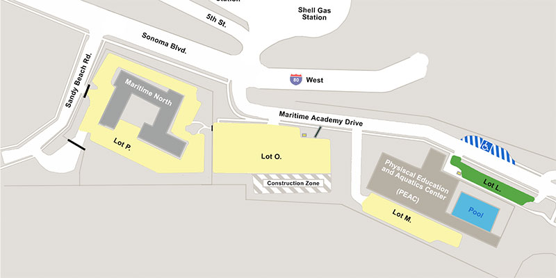 Parking map for Lot L — PEAC (front)