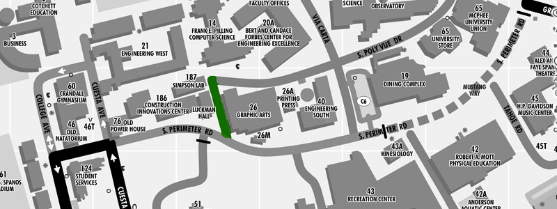 Campus Parking Lots - Transportation & Parking Services - Cal Poly