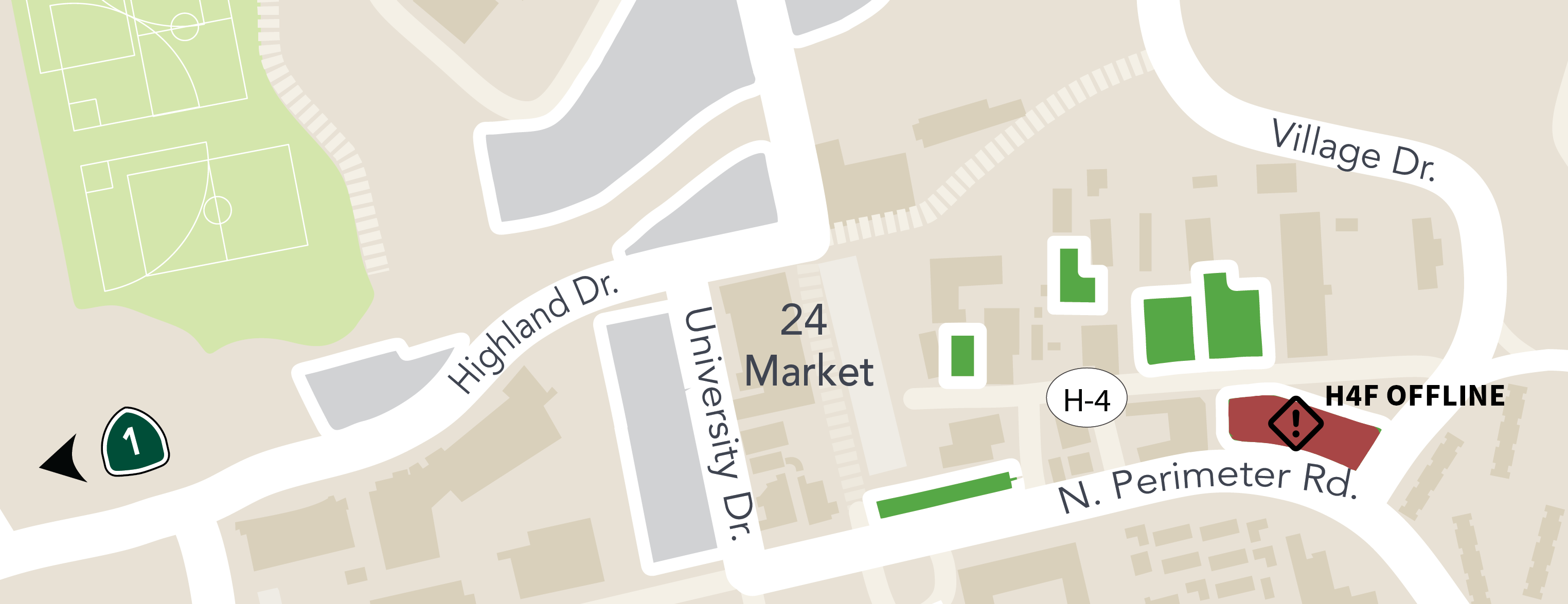 parking Lot H4 map