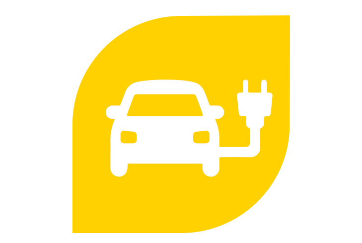 electric vehicle charging icon