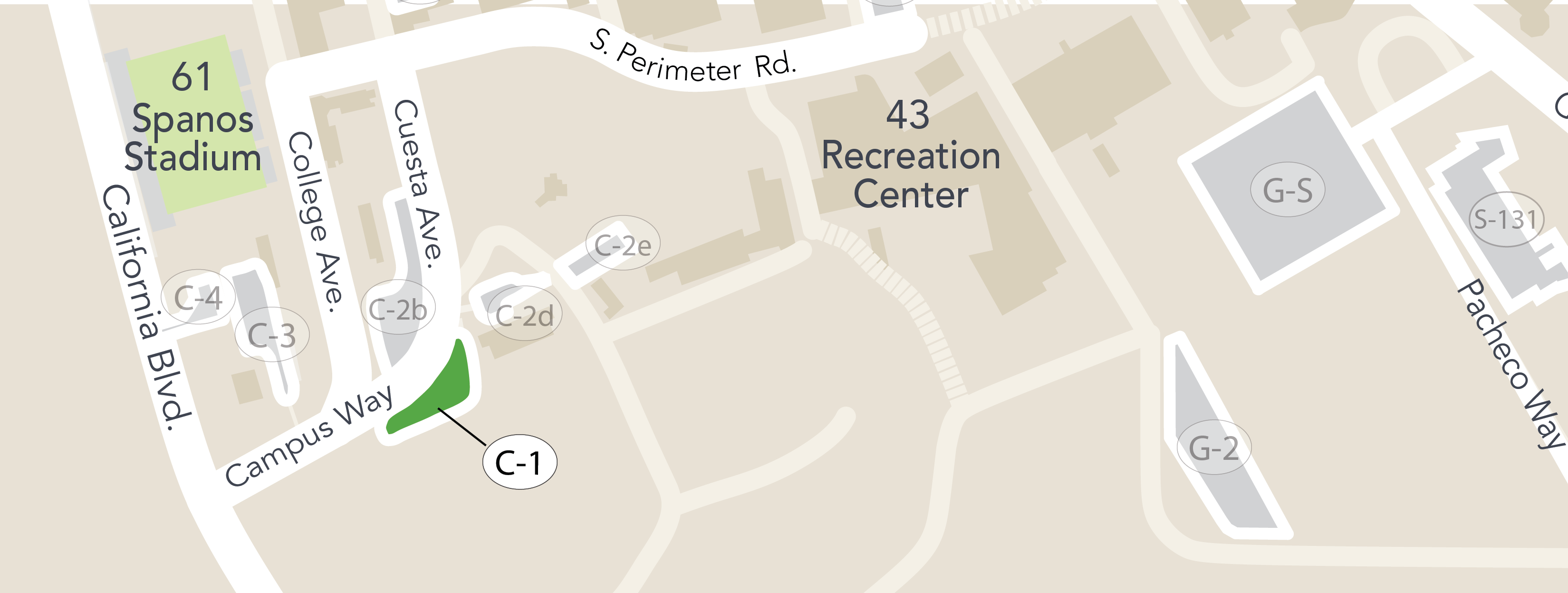 parking Lot C1 map