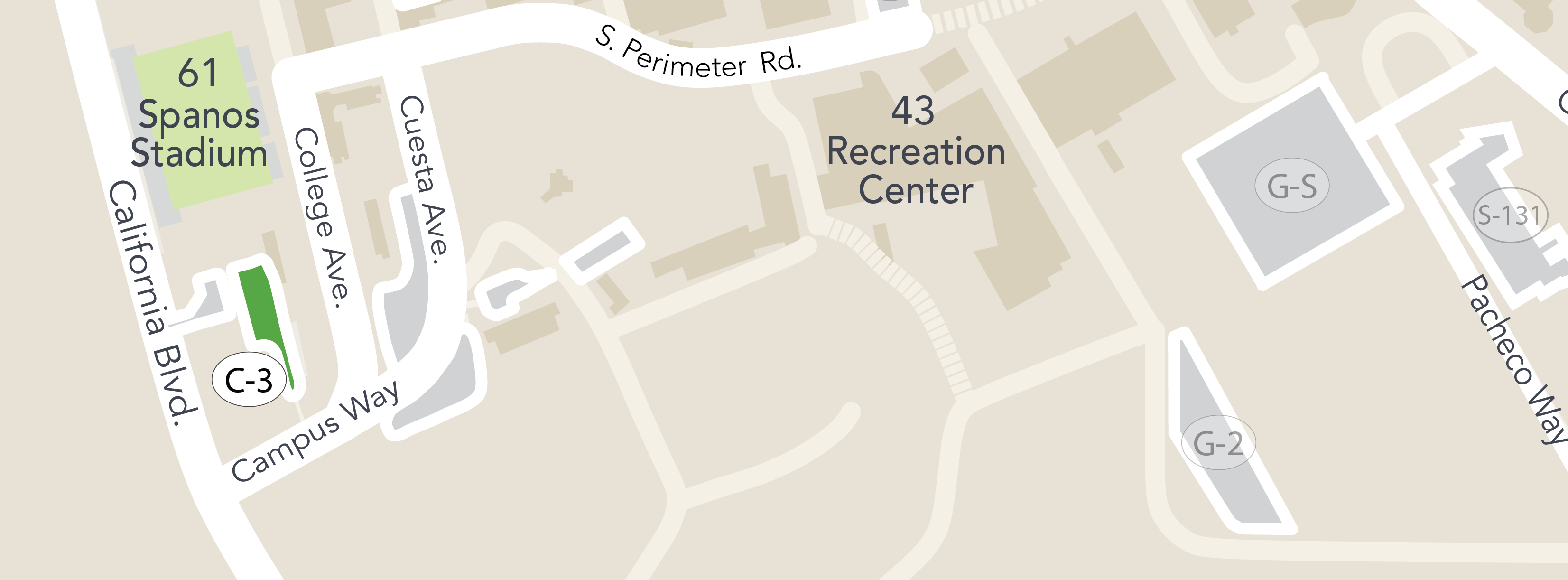 parking Lot C3 map