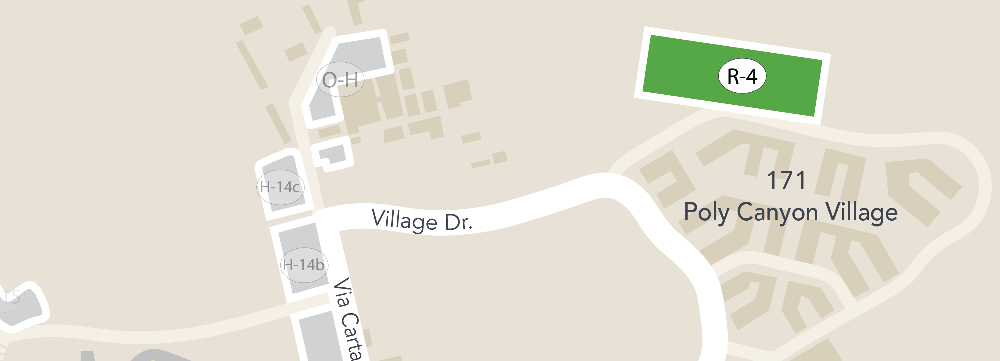 parking Lot Canyon Circle Structure R4 map