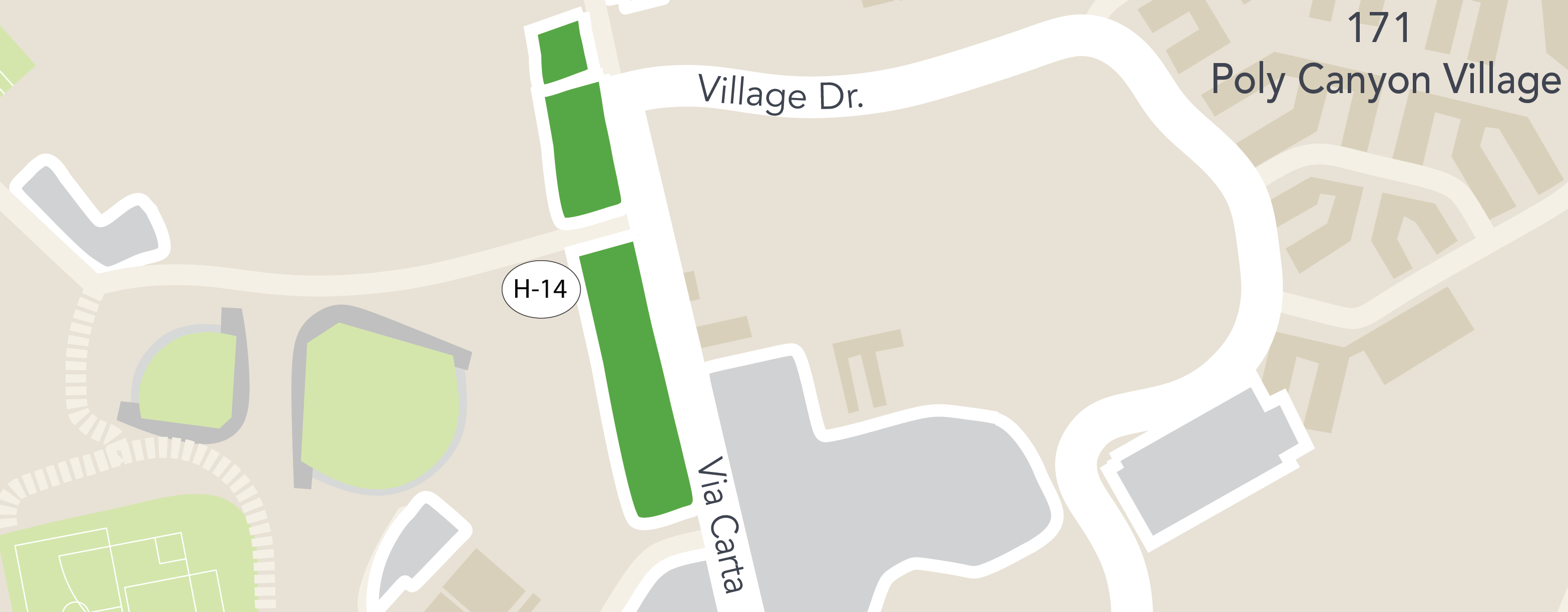 parking Lot H14 map