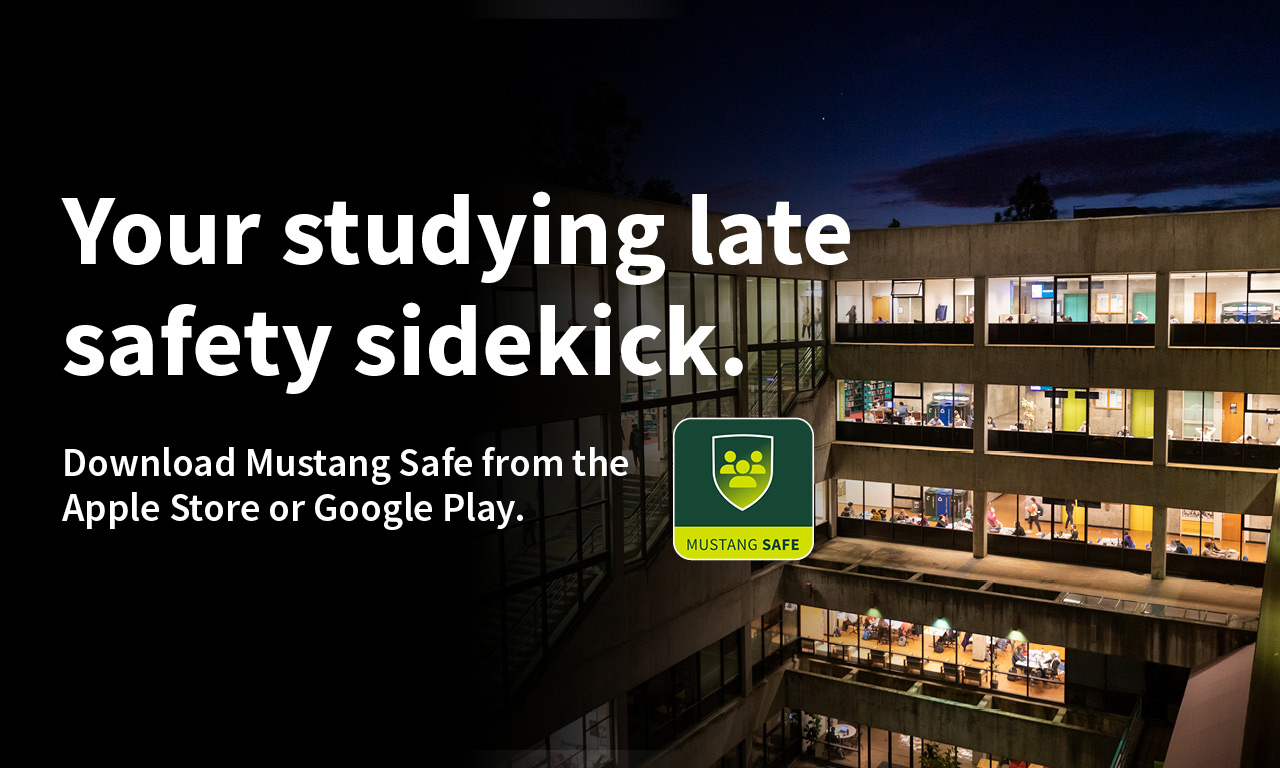 Your walking home safety buddy - Mustang Safe